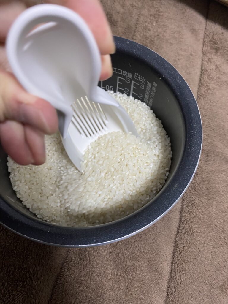 マーナ極お米とぎ使用